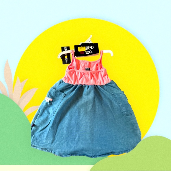 NWT-Limited Too size 4 toddler sun dress. - Picture 2 of 3